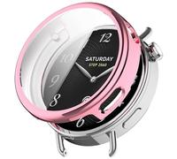 ZZjingli For Xiaomi Watch S4 41mm Electroplated All Coverage TPU Watch Protective Cover(Pink)
