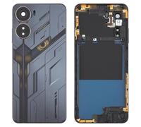ZZjingli For ZTE nubia Neo 5G 8150N Plastic Battery Back Cover with Middle Frame/Camera Lens Cover(Yellow)(Black)(Black)