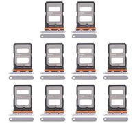 ZZjingli Repairparts For Xiaomi 14T Pro 5G 10pcs SIM Card Tray + SIM Card Tray(Silver)(Gold)(Black)(Silver)