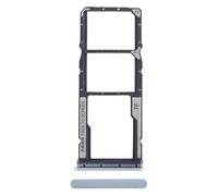 ZZjingli Repairparts For Xiaomi Poco C65 SIM Card Tray + SIM Card Tray + Micro SD Card Tray(Blue)