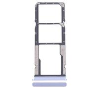 ZZjingli Repairparts For Xiaomi Poco M6 SIM Card Tray + SIM Card Tray + Micro SD Card Tray(Blue)