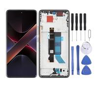 ZZjingli Repairparts For Xiaomi Poco X7 5G AMOLED LCD Screen Digitizer Full Assembly with Frame(Silver)(Green)(Black)(Black)