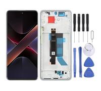 ZZjingli Repairparts For Xiaomi Poco X7 5G AMOLED LCD Screen Digitizer Full Assembly with Frame(Silver)(Green)(Black)(Green)