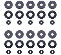 ZZjingli Repairparts For Xiaomi Redmi Note 13 Pro 5G 10pcs Back Camera Lens