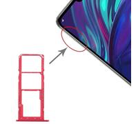 ZZjingli SIM Card Tray + SIM Card Tray + Micro SD Card Tray for Huawei Y7 (2019) / Y7 Pro (2019) / Y7 Prime (2019)(Black)(Blue)(Purple)(Red)(Red)