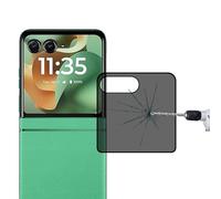 ZZjingli Tempered Glass Film For Motorola Razr 60 Ultra 3D Hot Bending Edge Glue Anti-spy Privacy Curved Tempered Glass Film(Color2)