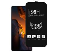ZZjingli Tempered Glass Film For Xiaomi Poco M6 Plus 5G High Aluminum Large Arc Full Screen Tempered Glass Film(Color47)
