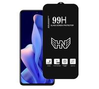 ZZjingli Tempered Glass Film For Xiaomi Poco M6 Plus 5G High Aluminum Large Arc Full Screen Tempered Glass Film(Color26)