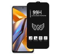 ZZjingli Tempered Glass Film For Xiaomi Poco M6 Plus 5G High Aluminum Large Arc Full Screen Tempered Glass Film(Color13)