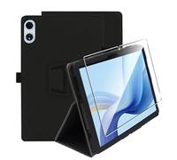 zZjoOoj Case Compatible with Teclast T60 Plus 12 Inch, Tablet Protection Bundle with 1 Piece 9H Hardness Anti-Scratch Film, Vertical Stand Function, Protective Case for Teclast T60 Plus, Black