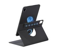 zZjoOoj Case for OnePlus Pad 3 13.2 Inch Tablet Case, 360° Rotating Magnetic Separable Protective Case, Automatic Sleep/Wake, Adjustable Stand, Black