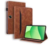 zZjoOoj Case for OnePlus Pad Lite/Oppo Pad SE 11 Inch Tablet Case, with Stylus Holder, Automatic Sleep/Wake, Smart Folio Case with Card Holder, Adjustable Stand, Brown