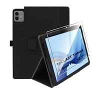 zZjoOoj Case for Teclast ArtPad Pro 12.7 Inch Tablet Protective Case, Ultra Thin PU Case Cover, Tablet Protection Bundle with 1 Piece 9H Hardness Anti-Scratch Film, Vertical Stand Function, Black