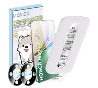 zZjoOoj Screen Protector for Honor Magic 8 Lite for Tempered Glass, Auto Dust Elimination, Pack of 2 Ultra Clear Screen Protectors & 2 Camera Protective Film, 9H Hardness, Anti-Scratch, Bubble-Free