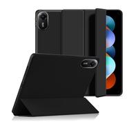 zZjoOoj Silicone Case for Xiaomi Redmi Pad 2 11 Inch 2025 Tablet Case, Soft TPU Lightweight Protective Case with Stand Function and Auto Sleep/Wake Function, Black