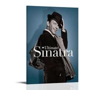 ZZJXYSCP Frank Sinatra Music Albums by Popular Artists Canvas Poster Wall Art Decorative Painting Bedroom Painting Posters 24x36inch(60x90cm) Frame-style