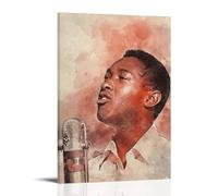 ZZJXYSCP Sam Cooke Music Albums by Popular Artists Canvas Poster Wall Art Decorative Painting Bedroom Painting Posters 12x18inch(30x45cm) Frame-style