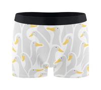 ZZKKO Cute Ducks-geese Men's Boxer Briefs,Men's Trunks Underwear Briefs for Men Breathable and Soft M Multicolor