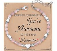 ZZLAY - Personalized heart shaped charm bracelet for women, a thoughtful gift for your best friends, close friends, soulmates and intimate friends, Mediano, Stainless Steel, No Gemstone