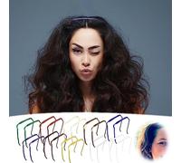 ZZLBZN 1Pcs Curly Thick Hair Large Headband, Square Shaped Large Headband, Curly Hair Plastic Hair Hoop Invisible Hair Hoop The Head band that Fits Like Sunglasses