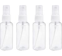ZZLBZN 25 ml Spray Bottles,4 Pcs Small Spray Bottles Transparent Refillable Containers Plastic Mini Travel Bottle for Travel Perfume Cosmetic Make-up Hair Spray and other Liquids