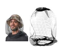 ZZLBZN 2Pcs Midge Head Net, Nylon Midge Net Head Cover, Fine Mesh Mosquito Head Net, Mosquito Head Protecting Net Hat Face Neck Net Covering for Outdoor Hiking Camping Fishing Climbing Walking