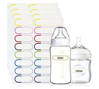 ZZLBZN 64 PCS Waterproof Name Labels for Kids, Colourful Name Stickers for Baby Water Bottle Labels for Daycare, School Stuff, Self Laminating, Name Tags, Dishwasher Safe