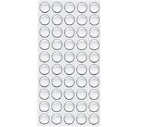 ZZLBZN Clear Rubber Feet, 100Pcs Self Adhesive Rubber Pads Sticky Dots, Non-Slip Cabinet Stoppers, for Furniture, Drawer Doors, Cutting Boards, Small Appliances, Electronic Products