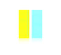 ZZLBZN Dyslexia Overlays Reading Guided Strips, Dyslexia Aids for Children Blue and Yellow Overlay for Dyslexia, Visual Stress Specialists for Children, Teacher, Reading Beginner