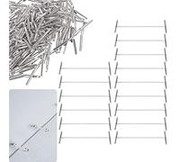 ZZLBZN Metal Treasury Tags, 50Pcs Elastic Treasury Tags Metal-Ended Treasury Tags, Office Paper Fasteners String Binders Hole Punch Ties for Organising Paper Documents 51mm