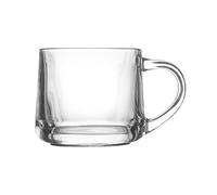 ZZlei2yu-12 Drinking Glasses Clear Coffee Mug 13.4Oz, Thicked Lead-Free Glass Cups with Handle for Hot/Cold Drink, Latte, Cappuccino, Tea and Juice