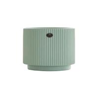 ZZlei2yu-12 Plant Pots Ceramic Flowerpot Extra Large Caliber Phalaenopsis with Tray Indoor Hanging Orchid Green Roses(Green,Medium)