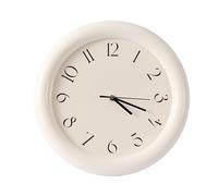 ZZlei2yu-12 Wall Clock Nordic Wall Clock Fashion Simplicity Hanging Silent Home Use easy matching home decor(Milky white)