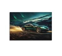 ZZLFLY Supercar Art Poster for As‘ton Martin DB12 Sport Car Poster Decorative Painting Canvas Wall Posters And Art Picture Print Modern Family Bedroom Decor Posters 16x24inch(40x60cm)