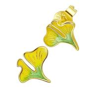 ZZLHY 2 Pairs Maple Leaf Earrings Mushroom Earrings Ear Cuff Earrings Halloween Silver Earrings Man