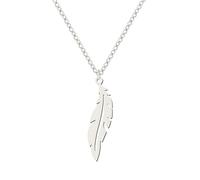 ZZLHY 925 Sterling Silver Feather Feather Necklaces For Women Girls, Minimalist Feather Choker Necklace - Necklace For Men, Arrow Feather Necklace, Dream Catcher Necklaces For