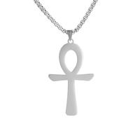 ZZLHY 925 Sterling Silver Vintage Necklace For Women, Talisman Religious Pendant - Retro Ancient Egyptian Jewelry For Men, Egyptian Necklace For Halloween Christmas Gifts