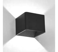 ZZLHY Black Outdoor Wall Sconce LED Square Wall Light Up Down Wall Lamp Waterproof Sconces Wall Lighting Fixture 5W Porch Lights Exterior Wall Lamps for Pathway Staircase Balcony