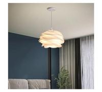 ZZLHY Chandelier Danish Designer Pink and Blue Petal White Rose Lamp Compatible with Living Room Kitchen Bedroom Girl Lamps,Ceiling Light