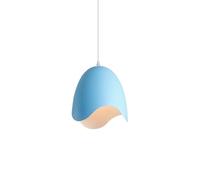 ZZLHY Color Iron Hanging Lamp for Bedroom Restroom Living Room Study Balcony Creative Eggshell 9.8in Pendant Light Chandeliers for Dining Room Island Table an