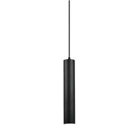 ZZLHY Indoor Ceiling Pendant Light LED Hanging Black Aluminum Chandelier Long Tube Lamp Suspension Lighting Fixtures Compatible with Bedroom,Foyer