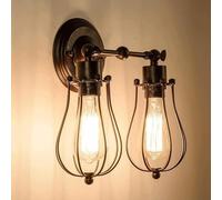 ZZLHY Indoor Led Ceiling Pendant, Adjustable Metal Industrial Retro Lamp Fixtures V-intage Wall Light Rustic Loft Antique Lights,Foyer
