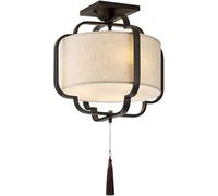 ZZLHY Indoor Led Pendant, Flush Mount Fixtures,Eastern Light Classic Chinese V-intage Bedroom Ceiling Lamp,Foyer