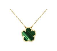 ZZLHY Lucky Heart Necklace For Women, Hollow Heart Romantic Lucky Four Leaf Pendants Necklaces, Love Heart Pendant Necklace, Heart Necklace, 4 Heart Necklace