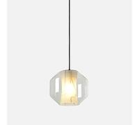 ZZLHY Luxury Exquisite Marble Chandelier 1- Lamp Glass Metal Decoration Pendant Light Bar Bedside Study Ceiling Pendent Lamp,for Various Rooms