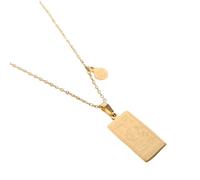 ZZLHY Necklaces For Women And Girls, Vintage12 Constellations Necklaces Sign Square Pendant Necklace, Saturn Necklace, Gemini Aries Pisces Virgo Scorpio Zebra Necklace