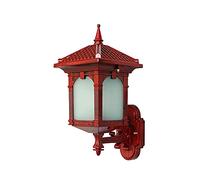 ZZLHY Outdoor Wall Light IP54 Exterior Wall Sconce Lamp, Frosted Glass Shade European Style Wall Lantern, Vintage Farmhouse Porch Lighting Fixtures for Garden Porch Doorway