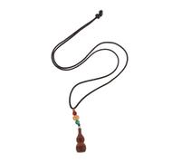 ZZLHY Sandalwood Gourd Necklace Memorial Necklace Choker Necklace Friendship Necklace Wulou Pendant Wooden