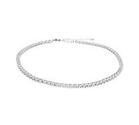 ZZLHY Zircon Necklace Mens Chain Necklaces Necklace Chain for Men Silver Choker Rosary Necklace White