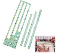 ZZLMDZ Zipper Pocket Template Set for 7/8/9 Inch Zippers, Sewing Assistance Tools for Beginners, Curve Bag Zip Pocket